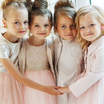 Зажимы для ушей детские, девочки, 6 пар.