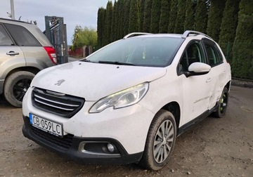 Peugeot 2008 I SUV Facelifting 1.6 BlueHDi 99KM 2016 Peugeot 2008 2016r, 1.6HDI. Uszkodzony lewy tyl. Jezdzi. 1.6 Diesel 99KM, zdjęcie 1