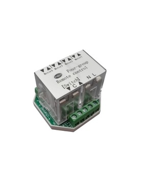 STEROWNIK PRZEKAŹNIK DO OBSŁUGI 4 NAPĘDÓW SILNIKÓW ROLET ZEWNĘTRZNYCH ST4