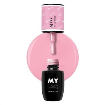 Mylaq Lakier hybrydowy M777 MY LIGHT ROSE 5 ml