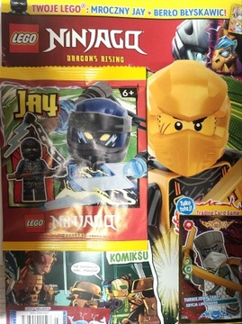 Lego ninjago magazyn 3/25 + mroczny Jay+ berło błyskawic