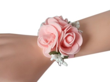 K26 _AB * Kotylion korsarz na rękę ŚLUB STUDNIÓWKA