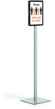 СТЕНД БАЗОВЫЙ ТЕЛЕСКОПИЧЕСКИЙ НАПОЛЬНЫЙ ИНФОРМАЦИОННЫЙ СТЕНД С РАМКОЙ А4