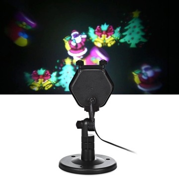 ПОДВИЖНЫЙ РОЖДЕСТВЕНСКИЙ RGB СВЕТОДИОДНЫЙ ПРОЕКТОР 12 В 1 ЗВЕЗДЫ