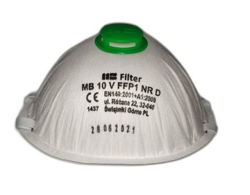 ПОЛУМАСКА ПРОТИВОПЫЛЕВАЯ С КЛАПАНОМ МАСКИ FFP1