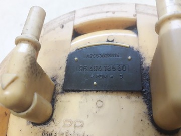 CITROEN C3 02-09 1.4 HDI ČERPADLO PALIVA PLOVÁK 9649418580