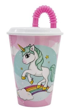 Unicorn kubek ze słomką jednorożec 410