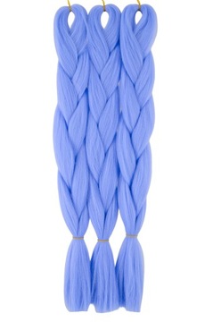 WŁOSY SYNTETYCZNE KOLOROWE WARKOCZYK DREDY 1K.018C