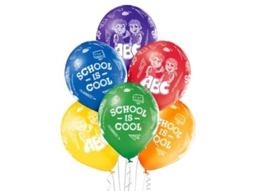 Balony '' School is cool''/6 sztuk