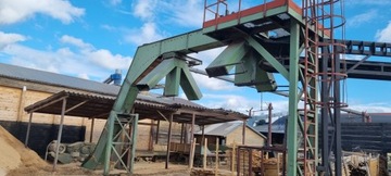 Linia do produkcji zrębki z redlerem 55kw