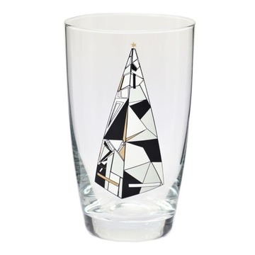 Szklanki DECO Choinka KROSNO 2x 450ml świąteczne