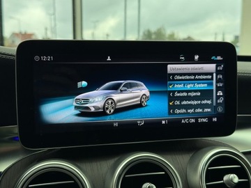 Mercedes Klasa C W205 Kombi Facelifting HYBRYDA 2.0 300 de 306KM 2021 Mercedes-Benz C 300 AMG Line Plug In / 1 właścicie, zdjęcie 31