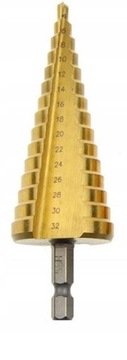 WIERTŁO STOŻKOWE STOPNIOWE HS TYTAN 4-32mm WIERTŁA