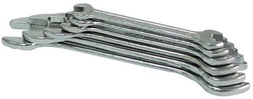 KLUCZ PŁASKI KOMPLET 8 SZTUK 6-22MM