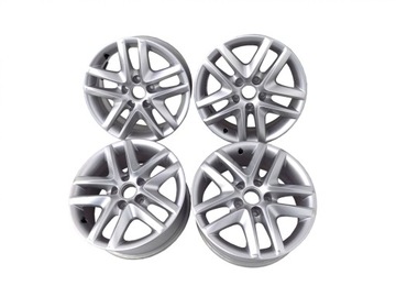 5N0601025 KOMPLET ORYGINALNYCH ALUFELG 6,5JxR16 5X112 ET33 VW TIGUAN