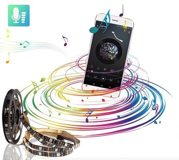 СВЕТОДИОДНАЯ ЛЕНТА RGB USB BLUETOOTH 4M ПОДСВЕТКА ТВ 5В