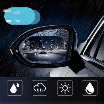 Наклейка на зеркало VISION, отражатель от дождя и тумана