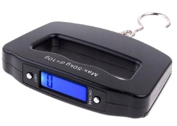 Цифровые ручные весы 50 кг/10 г с ручкой БАГАЖНЫЕ ВЕСЫ ЧЕМОДАННЫЕ ВЕСЫ