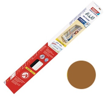 TESA Moskitiera ALU na okno 1,4m x 1,5m BRĄZOWA