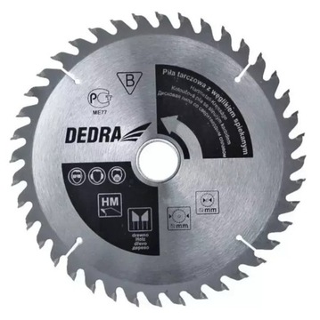 DEDRA PIŁA TARCZOWA DO DREWNA 250x30MM 40 ZĘBÓW