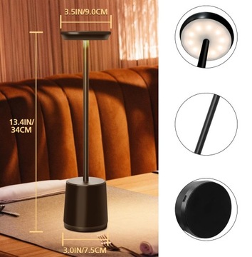 СОВРЕМЕННАЯ СВЕТОДИОДНАЯ НОЧНИЦА TOUCH TOUCH НАСТОЛЬНАЯ ЛАМПА ДЛЯ СПАЛЬНИ 2 EL