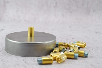 золотой металлический тросовый замок лофт-паук