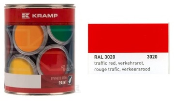 LAKIER DO MASZYN RAL 3020 CZERWIEŃ KUBAŃSKA 302008KR OKAZJA
