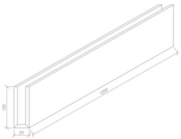 КРЫШКА КАРДИНА, СВЕТОДИОДНОЕ ОСВЕЩЕНИЕ, ПРОФИЛЬ U55