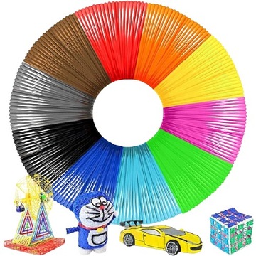 DRUKARKA DŁUGOPIS 3D PEN ZESTAW + WKŁADY 110 METRÓW PREZENT DLA DZIECI 2024