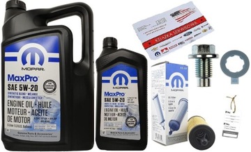 MOPAR 5W20 6L + FILTR MO-349 3.6 PENTASTAR + KOREK