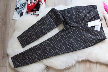 H&M JEGGINGS RURKI DAMSKIE WYSOKI STAN WZÓR 38