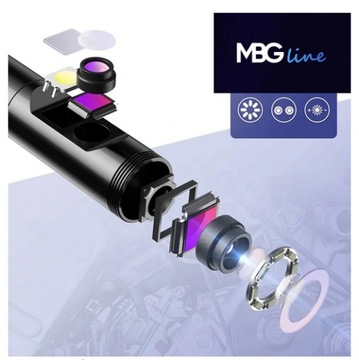 ИНСПЕКЦИОННАЯ камера ДУО ЭНДОСКОП 10М 9LED 2xFULL HD