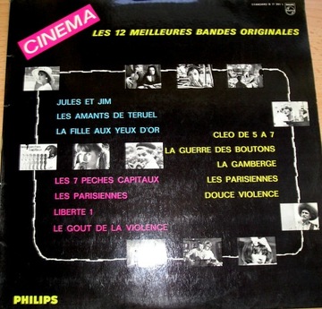 CINEMA LES 12 MEILLEURES - składanka FRANCE - Lp