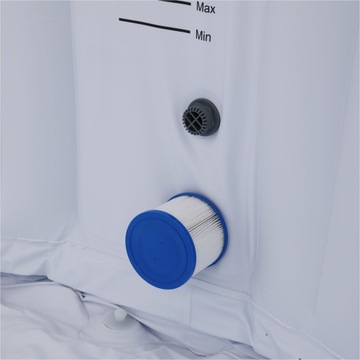 НАДУВНОЙ СПА С ГИДРОМАССАЖЕМ на 6 человек. ВАННА ДЛЯ БАССЕЙНА 1000л 12В1 + НАБОР ПОДУШЕК