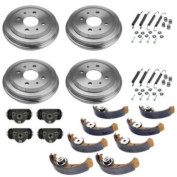 ZESTAW BĘBNY SZCZĘKI CYLINDERKI FIAT 126P MALUCH