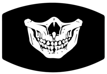 MASKA MASECZKA CZARNA STREETWEAR WIELORAZOWA TWARZ