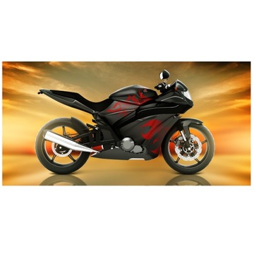 Ręcznik kąpielowy dla dziecka FROTTE 70x140 BAWEŁNA Sport Motocykl