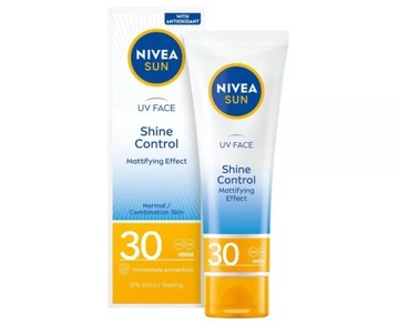 NIVEA SUN MATUJĄCY KREM DO TWARZY Z FILTREM SPF 30
