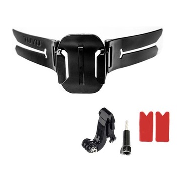Kask motocyklowy podbródek uchwyt z podstawką do