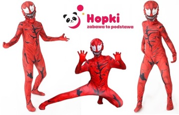 STRÓJ VENOM 2 CARNAGE COSPLAY SKIN 116/122 6-7 L