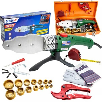 DEDRA ZGRZEWARKA RUR ZŁĄCZEK Z TWORZYW SZTUCZNYCH 16-63mm TERMOSTAT DED7514