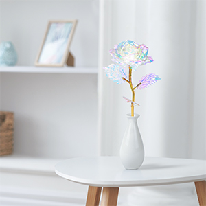 24- KARATOWA ZŁOTA WIECZNA RÓŻA EKSKLUZYWNY ROMANTYCZNY PREZENT DLA NIEJ