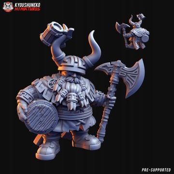 Dwarf Brewmaster - Dwarven Holds - Druk 3D