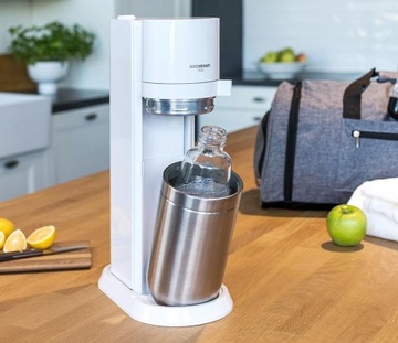 SodaStream ART WHITE Насыщатель + 2x СИРОП ПЕПСИ