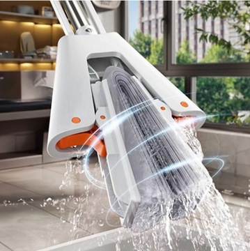 Губчатая губка швабровая шваблина сжимается для очистки пола панелей