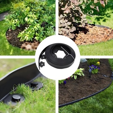 КРОМКА ГАЗОНА САДОВАЯ 20MB 6см КРОМКА САДОВОГО ПАЛИСАДА ПЛАСТИК