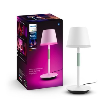 PHILIPS HUE Przenośna lampa stołowa Hue Go biała