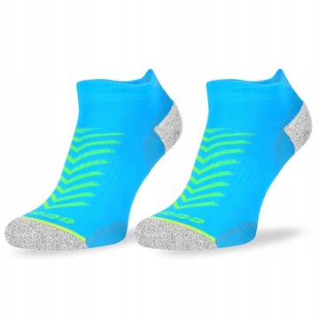 Skarpety biegowe z odblaskiem - 65% Coolmax 35-38