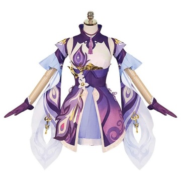 STRÓJ KOSTIUM PRZEBRANIE cosplay Gra Genshin Impact KeQing Cosplay kostiumy