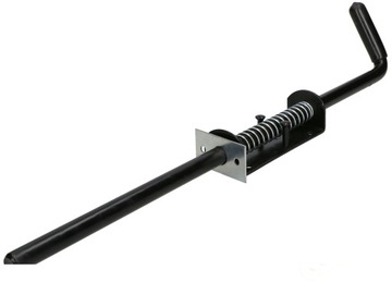 ZASUWA BRAMOWA 500 RYGIEL GARAŻOWY SPRĘŻYNOWY DO PROFILA BRAM DRZWI BLOKADA